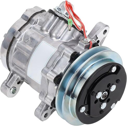 SUNGOOYUE PC56-7 Air Conditioning Compressor, Stable Heavy Duty AC Compressor Replacement for Excavator, Sturdy Alloy Steel Material in Saudi Arabia