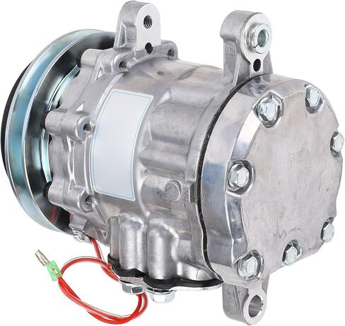 SUNGOOYUE PC56-7 Air Conditioning Compressor, Stable Heavy Duty AC Compressor Replacement for Excavator, Sturdy Alloy Steel Material in Saudi Arabia