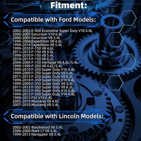 6646N New Starter Motor Compatible with F-250 F-350 F-450 F-550 Super Duty Excursion Expedition Mustang, Lincoln Navigator Mark LT Blackwood Replace OE 41014043 F81U11000AA F81U-11000-AD in Saudi Arabia