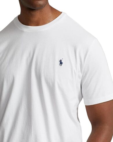 POLO RALPH LAUREN Men's Striped Crewneck T-Shirt(Green MU,M) in Saudi Arabia