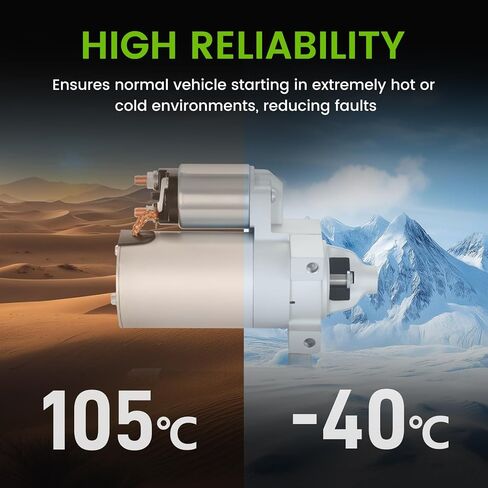 محرك بداية 21163-7010 - مناسب لكاواساكي جون ديري شبل كاديت نيو هولاند تورو 15-28HP 21163-7029 21163-7001 21163-7022 FH500V FH531V FH541V FH601D FH721D لشبل كاديت M48 M54 إم60 آر زي تي503648 in Kuwait