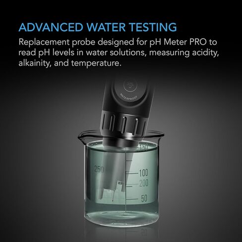 مجموعة أدوات قياس درجة الحموضة المائية AC Infinity PRO، قلم درجة حموضة رقمي عالي الدقة مع دقة ± 0.01 درجة حموضة ومسبار قابل للتبديل، جهاز قياس درجة الحموضة الكل في واحد لملوحة درجة الحرارة EC TDS، حدائق المياه المائية وأحواض السمك in Kuwait