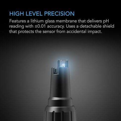 مجموعة أدوات قياس درجة الحموضة المائية AC Infinity PRO، قلم درجة حموضة رقمي عالي الدقة مع دقة ± 0.01 درجة حموضة ومسبار قابل للتبديل، جهاز قياس درجة الحموضة الكل في واحد لملوحة درجة الحرارة EC TDS، حدائق المياه المائية وأحواض السمك in Kuwait