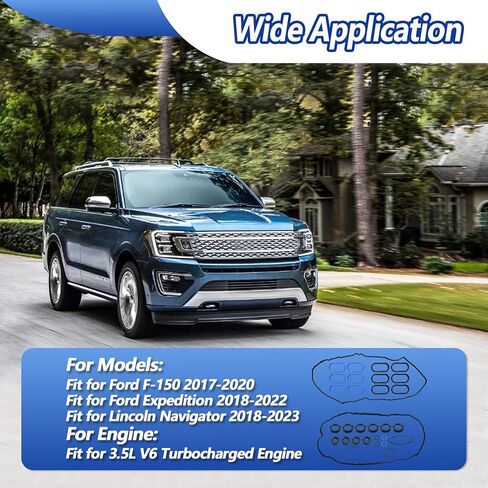 VS50993R مجموعة حشيات غطاء الصمام مناسبة لمحرك Ford Expedition 2018-2022 F-150 2017-2020 لمحرك Lincoln Navigator 2018-2023 3.5L V6 in Kuwait