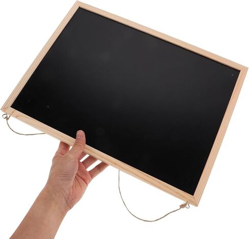 Chalkboard Signs 1pc Small Wooden Frame Blackboard Hanging Chalkboard for Wall Daily Reminder Office Menu Message Sign Blackboard in Saudi Arabia