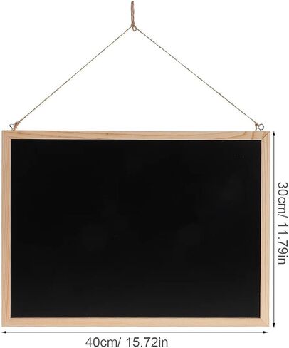 Chalkboard Signs 1pc Small Wooden Frame Blackboard Hanging Chalkboard for Wall Daily Reminder Office Menu Message Sign Blackboard in Saudi Arabia