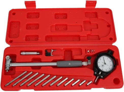 Dial Indicator Bore 50mm-160mm Measuring Tool Kit with 12 Probe - 0.01mm Accuracy Engine Hole Cylinder Measurement for Cylinder Indicator in Saudi Arabia