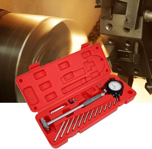Dial Indicator Bore 50mm-160mm Measuring Tool Kit with 12 Probe - 0.01mm Accuracy Engine Hole Cylinder Measurement for Cylinder Indicator in Saudi Arabia