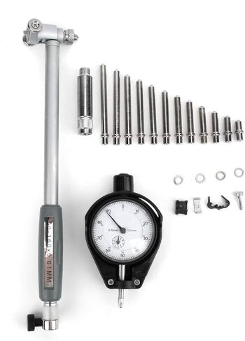 Dial Indicator Bore 50mm-160mm Measuring Tool Kit with 12 Probe - 0.01mm Accuracy Engine Hole Cylinder Measurement for Cylinder Indicator in Saudi Arabia
