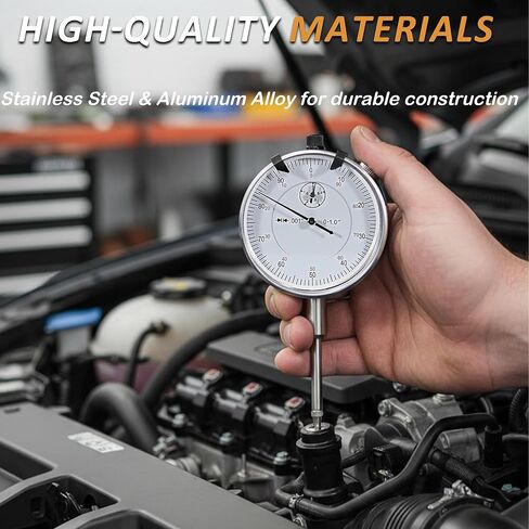 6434 Sleeve Height and Counter Bore Gauge, Cylinder Bore Gauge Compatible with All Diesel Engines, Range: 0-1.00", Graduation: 0.001", Reading: 0-100 in Kuwait