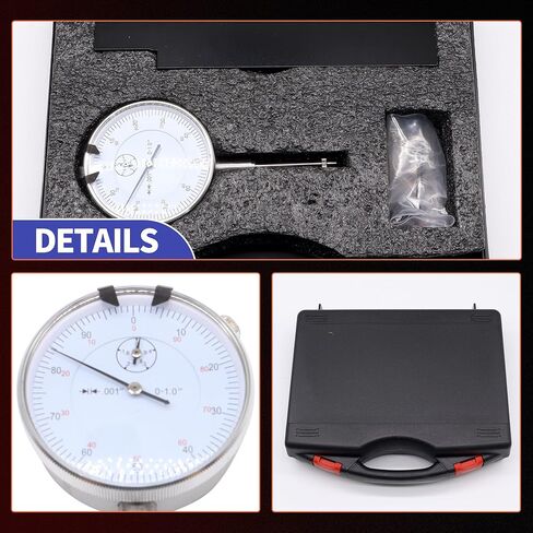 HiSport 6434 ارتفاع الكم ومقياس التجويف المضاد لجميع محركات الديزل - النطاق: 0-1.00 بوصة التخرج: 0.001 بوصة القراءة: 0-100 in Kuwait