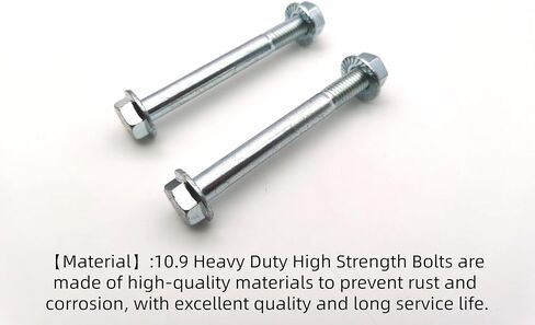 Front & Rear Kit，Shock Bolts Compatible with Dodge Ram 1500 2500 3500 4500 5500 1994-2024，6502818 6502698，2 Sets in Saudi Arabia