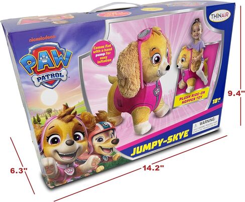 Chase Bouncer Hopper for Toddlers 18M-3Y – Plush Cover, Easy Pump, Indoor/Outdoor Use – Boosts Balance & Motor Skills – Inflatable Ride-On Toy in Kuwait