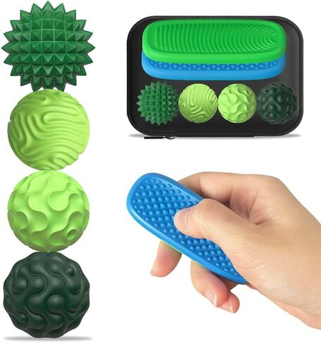 ألعاب فيدجيت للبالغين، كرات مغناطيسية من السيليكون وأحجار حسية، 6 قطع من الألعاب الحسية لتخفيف التوتر من أجل التوحد واضطراب فرط الحركة ونقص الانتباه والقلق، ألعاب مكتب المكتب، مواد تخزين للبالغين والمراهقين in Kuwait