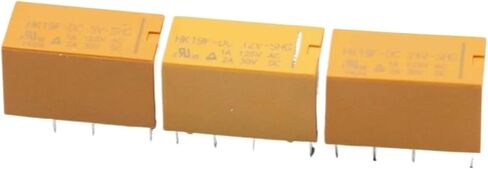 10 قطعة HK19F مرحلات الطاقة الصغيرة PCB نوع لفائف DPDT 8 دبوس 2NO 2NC تيار مستمر 3 فولت 5 فولت 9 فولت 12 فولت 24 فولت (تيار مستمر 9 فولت) in Saudi Arabia