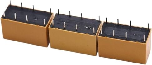 10 قطعة HK19F مرحلات الطاقة الصغيرة PCB نوع لفائف DPDT 8 دبوس 2NO 2NC تيار مستمر 3 فولت 5 فولت 9 فولت 12 فولت 24 فولت (تيار مستمر 9 فولت) in Saudi Arabia