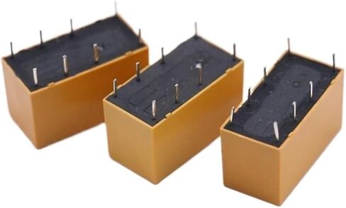 10 قطعة HK19F مرحلات الطاقة الصغيرة PCB نوع لفائف DPDT 8 دبوس 2NO 2NC تيار مستمر 3 فولت 5 فولت 9 فولت 12 فولت 24 فولت (تيار مستمر 9 فولت) in Saudi Arabia