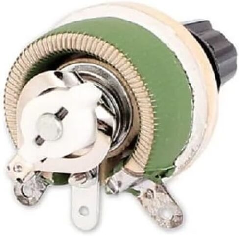 Wirewound Potentiometer Adjustable Rheostat Resistor 25W 1R/2R/5R/10R/20R/30R/50R/100R/150R/200R/300R/500R/1KR/2KR(30R) in Saudi Arabia
