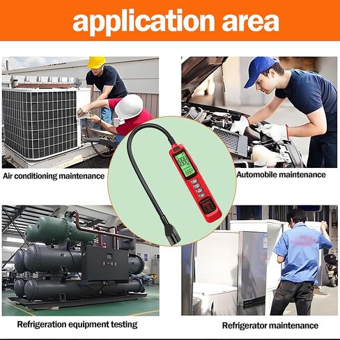 High Sensitivity Halogen Freon Leak Detector with UV Light Probe - Heated Diode Sensor for RV AC Refrigerant Repair, Air Conditioning Leak Detection Tool in Saudi Arabia