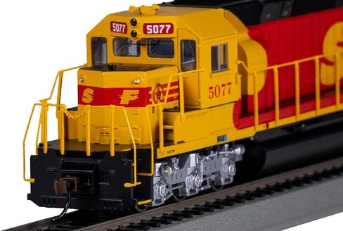 Bachmann Trains - SD40-2 DCC Sound Value Equipped Diesel Locomotive - Santa FE #5077 (red & Yellow) - HO Scale in Saudi Arabia