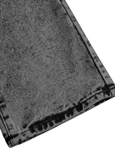 بنطال جينز فضفاض للفتيات بأرجل واسعة ومطاط عالي الخصر ومطرز بفيونكة مستقيمة Y2k ملابس شارع لطيفة على شكل توين متزلج in Saudi Arabia