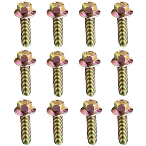 (12 قطعة) مجموعة أدوات مسامير مشعب العادم 75120 درجة 10.9 تناسب LS1 LSX LS2 LS3 LS6 LS7 مسامير رأس العادم المضادة للتآكل لـ 03413B 11518860 11609481 6506775AA 6507423AA وتناسب Chevy Gmc Buick in Kuwait