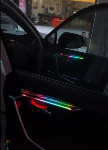 Interior Ambient Lighting Kit for Toyota RAV4 (2020-2024) - Door, Passenger Dash Trim, Footwell, Door Handle & Storage Box Light - Multi-Color Customizable Car Decor in Saudi Arabia