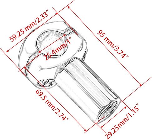 3'' Rise 1" Handlebar Riser Clamp Mount For Harley Dyna Touring Softail Models Shadow Intruder Vulcan Road Star Drag Star Volusia Custom Application in Saudi Arabia