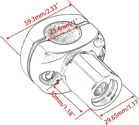 3'' Rise 1" Handlebar Riser Clamp Mount For Harley Dyna Touring Softail Models Shadow Intruder Vulcan Road Star Drag Star Volusia Custom Application in Saudi Arabia