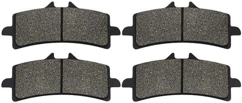 Universal Motorcycle Front Or Rear Brake Pads Compatible With ZX10R ZX 10R ZX1000 ZX10RR ZX 10RR ZX 1000 2016 2017 2018 2019 2020 2021 2022 2023 Aftermarket Replacement(1 pair Rear) in Saudi Arabia