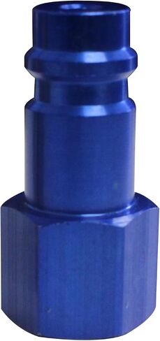 Mastercool 69843-29-04 R1234yf محول خزان منخفض الجانب - 1/2 بوصة Acme أنثى من اليد اليسرى إلى 14 مم واجهة مقرنة R1234yf منخفضة الجانب - لخزانات استعادة مكيف الهواء للسيارات in Kuwait
