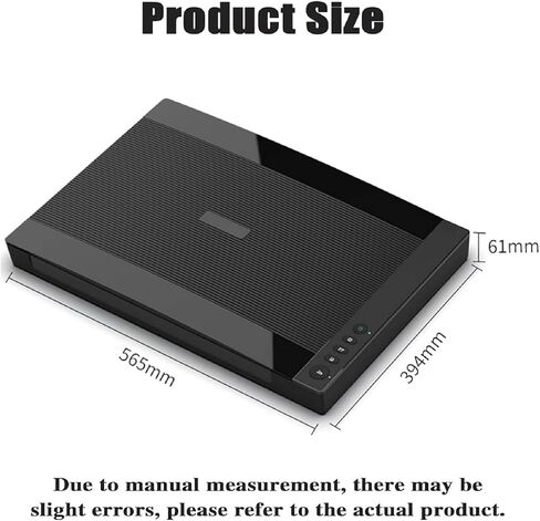 Flatbed Scanner, A3 Flatbed Scanner, Portable Book Scanner, for Graphics and Documents, 2400x2400 Dpi/OCR Text Recognition/Automatic Cropping, for Schools or Offices in Kuwait