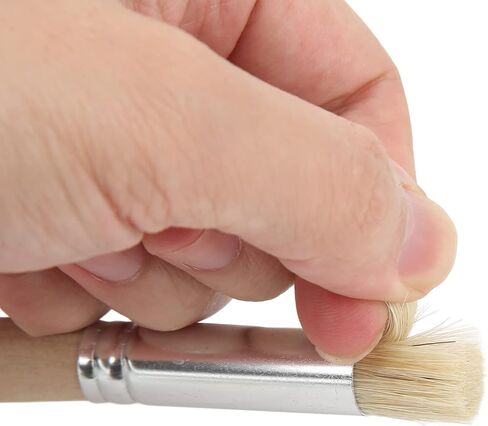 CHICIRIS 6PCS Wooden Stencil Brushes Flexible Brush Set for All Media Painting for Art and Crafting in Saudi Arabia
