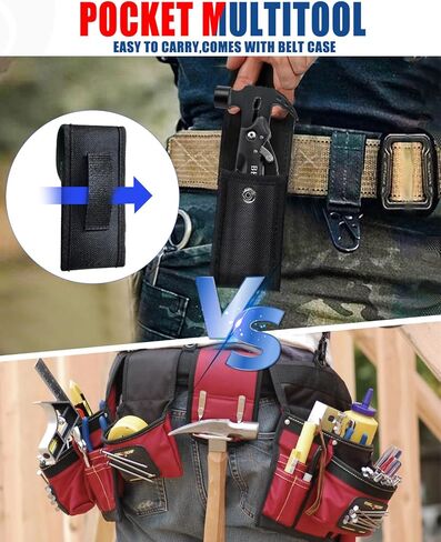 BIBURY 12 in 1 Multi-Tools, Swiss Knives, Multipurpose Camping Useful Gadgets with 18 in 1 Snowflake Multipurpose Tool, Multitool Useful Gadgets, Pliers Knife Multipurpose Camping Accessories in Saudi Arabia