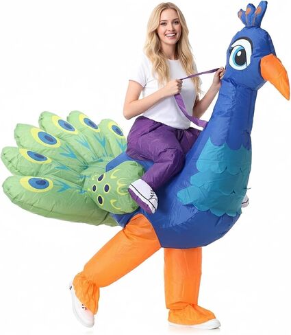 CHOIEO Halloween Inflatable Costume for Adult, Funny Blow Up Animal Costume, Ride-On or Full Body Suit in Saudi Arabia