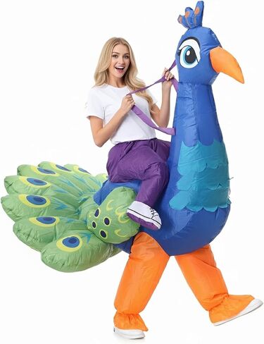 CHOIEO Halloween Inflatable Costume for Adult, Funny Blow Up Animal Costume, Ride-On or Full Body Suit in Saudi Arabia