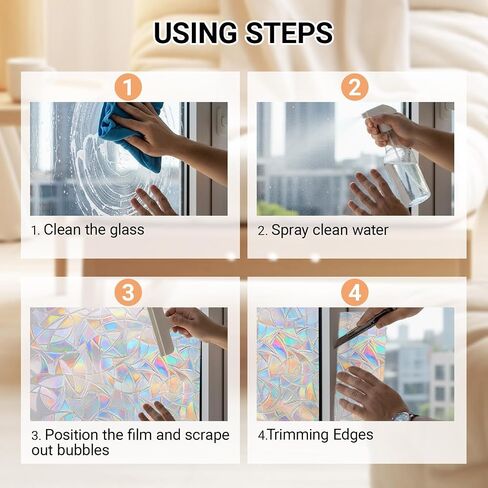 Window Privacy Film Static Cling Frosted Hibiscus 11.8 x 78.7 in No Glue Removable Non Adhesive Glass Cover for Bathroom Balcony Office Doors in Saudi Arabia