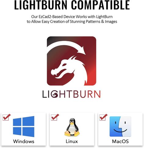 آلة وسم ألياف الليزر OMTech 60 وات، نقش ليزر MOPA متوافق مع LightBurn مع دليل نقطة حمراء لوضع علامات على الألوان المعدنية، آلة النقش بالليزر ذات الحالة الصلبة 7 × 7 للمجوهرات الذهبية المصنوعة من الألومنيوم والصلب المزيد in Kuwait