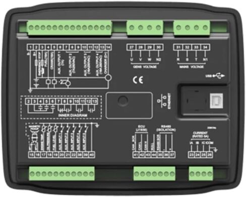 HGM6120CAN Automatic Start Generator Controller Compatible The Automation System Composed by Mains and Genset in Saudi Arabia