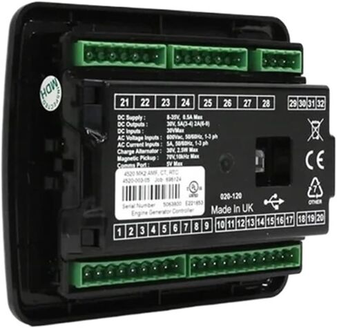 DSE4520 MKII AMF لوحة تحكم مولد إيقاف التشغيل التلقائي لوحدة التحكم في فشل التيار الكهربائي للمولد in Saudi Arabia