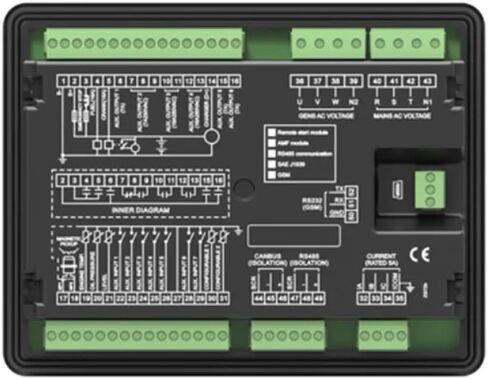 HGM7220 Genset Controller Diesel Generator Panel Adopts Large Liquid Crystal Display in Saudi Arabia