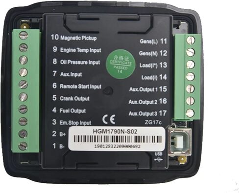 Replace HGM1790N Generator Controller Module Auto Stop Start Panel Power Genset Pump Unit Accessories Parts Copy 1790N in Saudi Arabia
