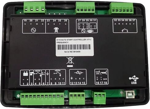DSE6110 Replacement Diesel Engine Generator Alternator Copy Controller Auto Start Module Genset Control Pannel Board Electronics in Saudi Arabia