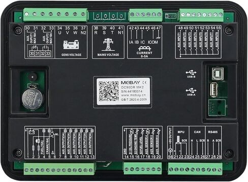 DC92DR MKII AMF Diesel Generator Controller Module Auto Start Gasoline Genset RS985 CAN Interface PC Monitoring(DC90D) in Saudi Arabia