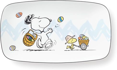 Lenox Peanuts Snoopy & Woodstock Easter Basket, 1 Count, Multi in Saudi Arabia