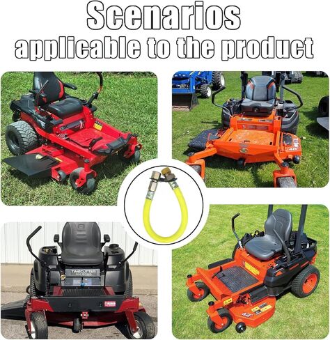 51044-0902 خرطوم تصريف مرن للمحرك متوافق مع Kawa-saki FR730V FR691 FR691V FR651V FR600V FH721V FS541 FJ180V FS730V لـ Toro MX5060 FX730V، أيضًا لـ Ku-bota Z412 Z122R، استبدال 510440902(أخضر) in Kuwait