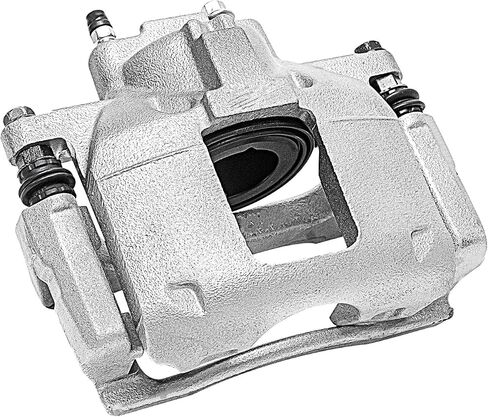 Detroit Axle - Front Left Brake Caliper for 07-11 Dodge Nitro, 08-12 Jeep Liberty, 07-17 Wrangler, 2018 Wrangler JK Driver Side Disc Brake Caliper w/Bracket Replacement in Saudi Arabia