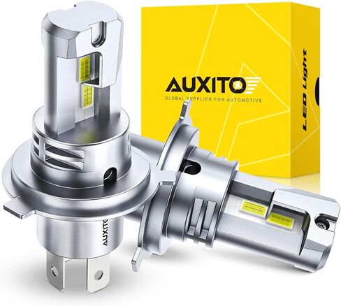 AUXITO H11B LED Bulbs, 600% Brighter Ultra-Bright, Plug N Play, Long Lifespan, No Flicker, 98% Compatibility, 2PCS in Kuwait