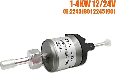 12V/24V Diesel Heater Fuel Pump | 1-4KW 22ml Parking Heater System Compatible For Eberspacher Airtronic D2 D4 D4S 22451901 22451801(24V) in Saudi Arabia