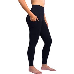 SIS QUEEN Leggings for Women 25" High Waisted Workout Yoga Pants with Pockets Tummy Control Soft Compression in Saudi Arabia